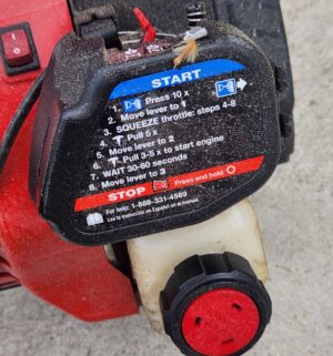 y70- Craftsman 25cc Gas Trimmer. Tested/works - Image 3