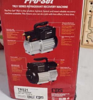 y98- Pro Set Refrigerant Recovery Machine. NEW - Image 3