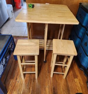 y120- unique kitchen cart, also portable bistro table - Image 3