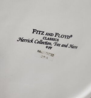 y243- Fitz and Floyd Pitcher. Herrick Collection - Image 3