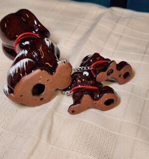 y292- vintage dog/pup figurines - Image 3