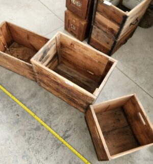 z78- antique wooden crates - Image 3