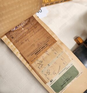 z185- Early 1900s Prescription Boxes with original documents - Image 3