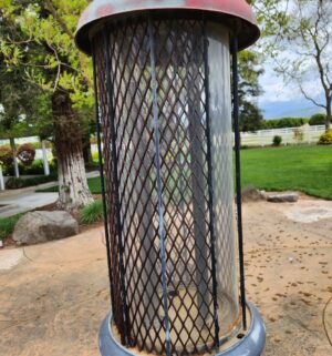 z341- 1920s Texaco Gas Pump, Rotating Globe. Boyle Dayton 10 Gallon Visible Pump. From Fishers Service Dinuba, Ca. Original Photo. - Image 11