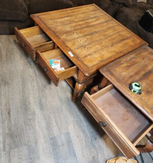 f162- coffee table, end table set - Image 4