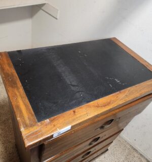 i8- Dresser Chest and Night Stand. Solid Wood. 1970s - Image 4