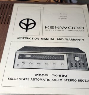 i55- Kenwood Receiver Model TK-88U. Condition Unknown - Image 3