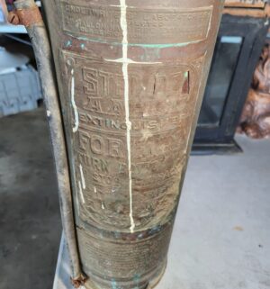 n281- antique copper fire extinguisher - Image 2