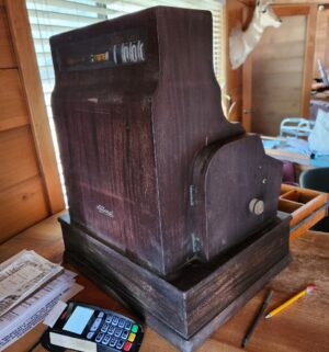 o4- Antique National Cash Register, with drawer key - Image 7