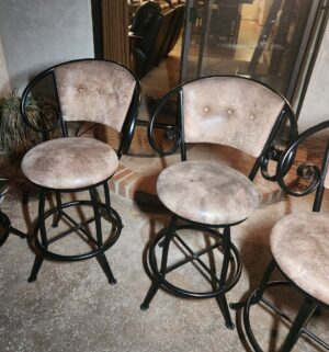 w247- Swivel Barstools. Seat height 26 inch - Image 3