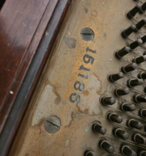 z1- Antique Fischer New York Baby Grand Piano. Buyer to Remove By SUNDAY EVENING! - Image 4