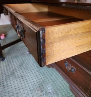 z2- Kittinger Chippendale Mahogany Secretary Desk - Image 5