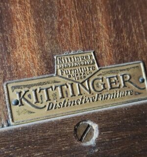 z2- Kittinger Chippendale Mahogany Secretary Desk - Image 6