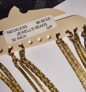 a162- Gold Plated 30 inch necklaces - Image 3