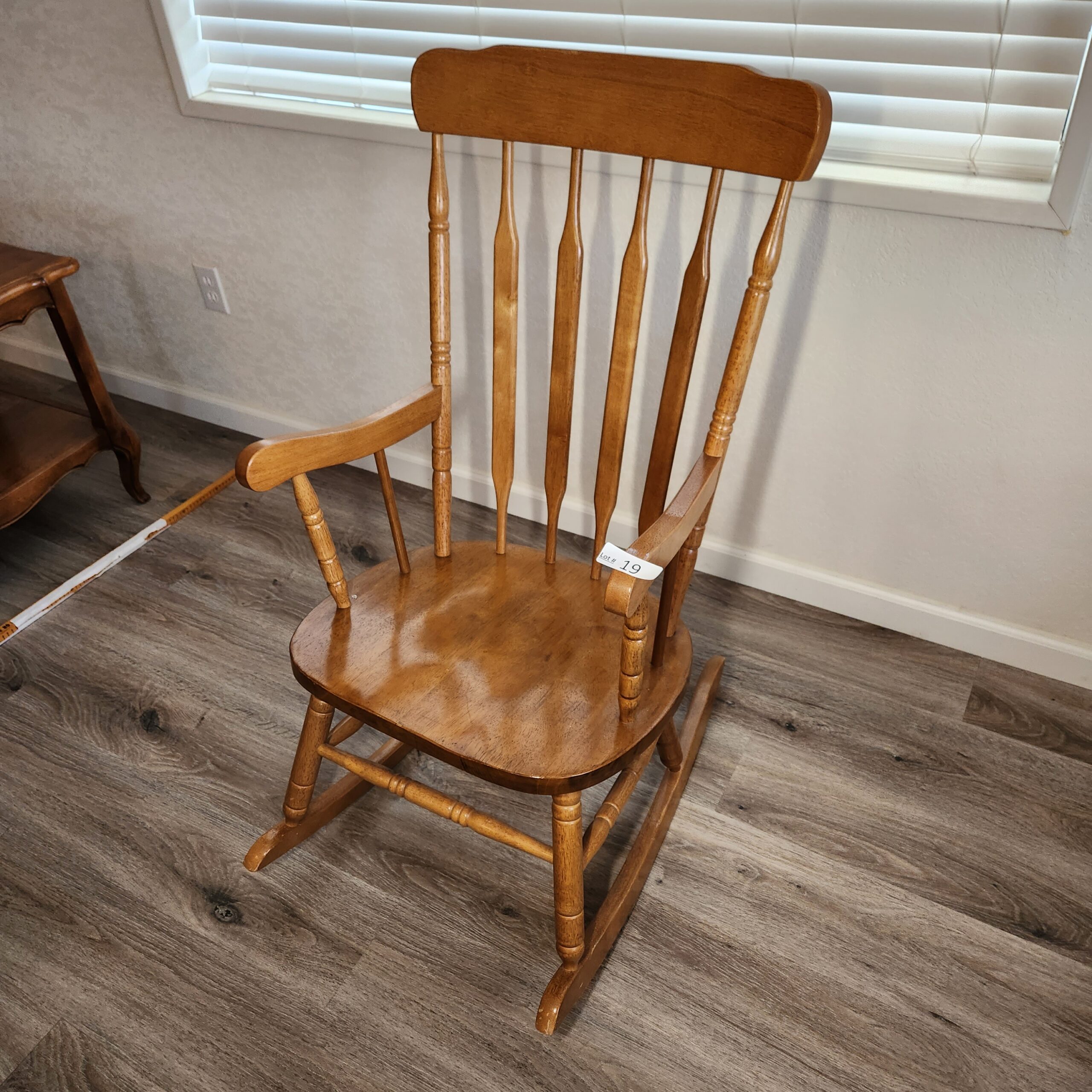 b19- Maple Rocking Chair, Adult Size - Leftover Treasures