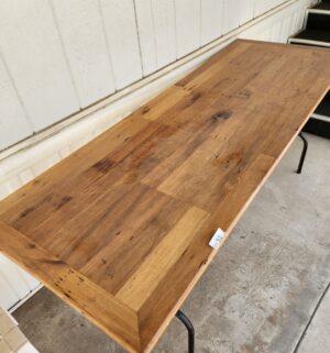 b51- Wood Folding Table - Image 2