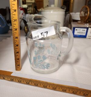 b57- vintage glass pitcher - Image 1