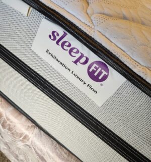 e137- Queen SleepFit Luxury Firm Mattress Set - Image 3