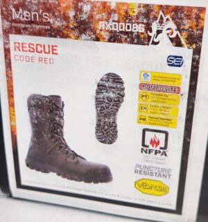 g52- Rocky M12 Rescue Code Red Boots - Image 3