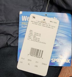 g861- Spiewak Duty Jacket Size XL Long - Image 2