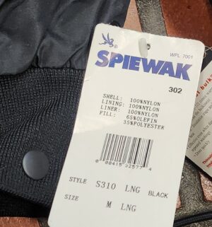 g867- Spiewak Duty Jacket Size Med Long - Image 2