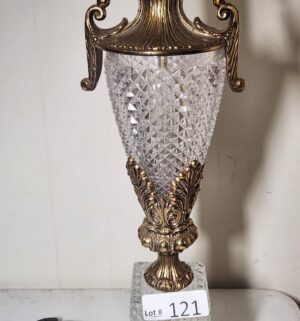 k121- Stunning Crystal, Brass lamp - Image 3