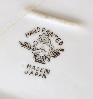 L196- handpainted dishes, japan - Image 4