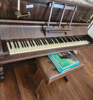 m66- Kirkman London Upright Piano. Has Paperwork & Service records - Image 3