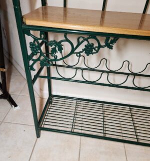 n55- Iron Bakers Rack. Great Shape - Image 3