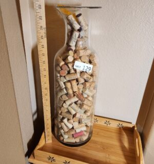 r129- vase of corks - Image 1