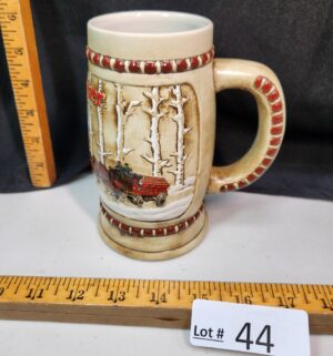 s44- 1981 Budweiser Beer Stein. Birch Trees - Image 2