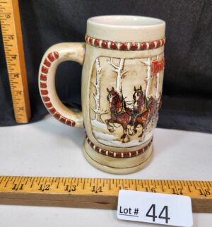 s44- 1981 Budweiser Beer Stein. Birch Trees - Image 3