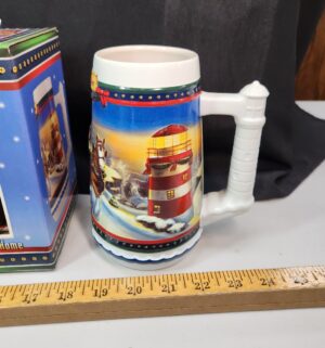 s51- 2002 Budweiser Guiding the Way Home Beer Stein - Image 2