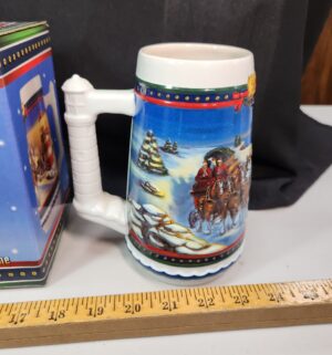 s51- 2002 Budweiser Guiding the Way Home Beer Stein - Image 3