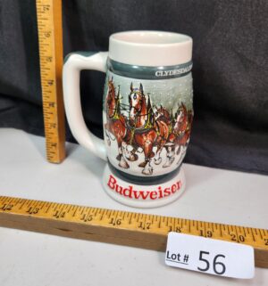 s56- Budweiser 50th Anniversary Clydesdale Stein - Image 1