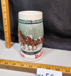 s56- Budweiser 50th Anniversary Clydesdale Stein - Image 2