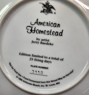 s65- American Homestead. Jerry Raedeke. Budweiser - Image 2