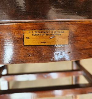 t8- Pair of Antique Chairs. US Dept of Interior Bureau of Reclamation - Image 4