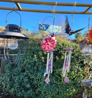 z114- wind chimes, yard art - Image 3