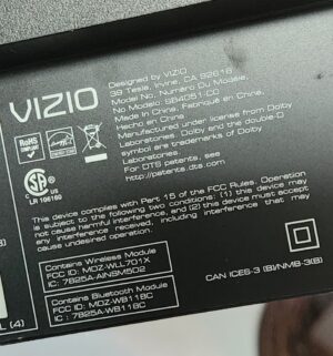 z194- vizio 4 pc sound system. Tested/works - Image 4