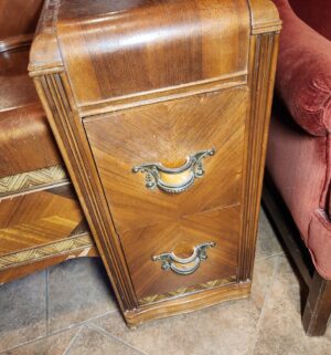 z256- Art Deco Vanity Dresser. AS IS, move carefully - Image 4