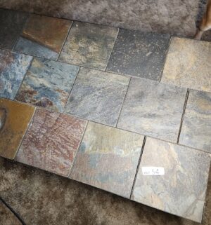 a54- Tile Top Coffee Table - Image 3