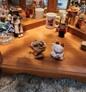 a80- Collectibles in Curio Cabinet - Image 4