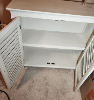 b112- White Cabinet Great shape - Image 3