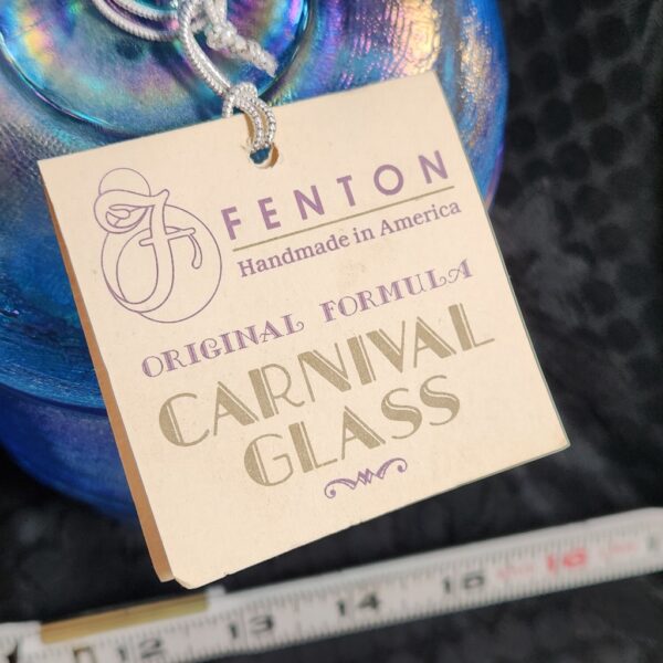 H11 Fenton Covered Jar Carnival Glass Original Formula Leftover Treasures 2975