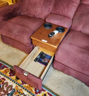 k55- Reclining Sofa with cup holders, storage - Image 4