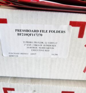 L267- file folders red - Image 3