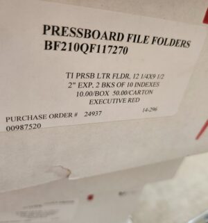 L279- boxes of file folders - Image 4