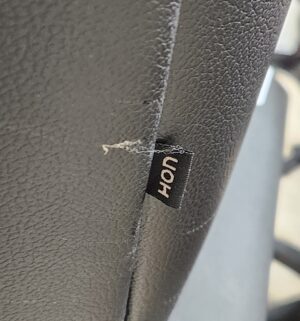 L421- Hon leather office chair - Image 3