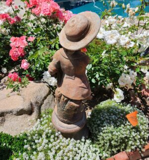 n3- Boy with wheat cement Statue. A. Silvestri Co - Image 4